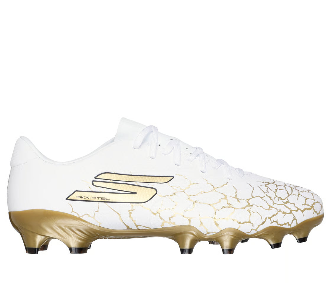Skechers SKX_ 1.5 Academy FG (White / Black / Gold)