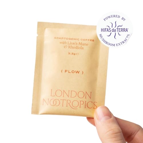 London Nootropics - Selection Box - Flow, Mojo, & Zen Adaptogenic Mushroom Coffee - 12 Sachets