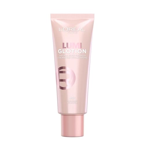 L'Oréal Paris Glow Enhancer, 24h Hydration with Shea Butter and Glycerin, Paradise Lumi Glotion, Shade 901: Fair Glow, 40 ml