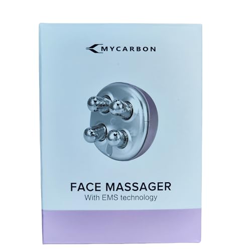 MYCARBON Face Massager Rollers EMS Facial Toning Lifting Machine Electric Skin Care Beauty Device Wrinkle Remover, Anti-Aging, Skin Tightening, Improve Facial Contour