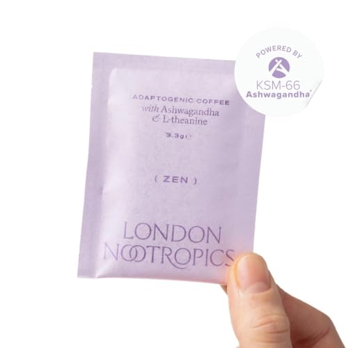 London Nootropics - Selection Box - Flow, Mojo, & Zen Adaptogenic Mushroom Coffee - 12 Sachets