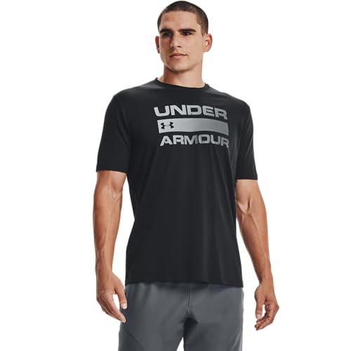 Under Armour Men UA TEAM ISSUE WORDMARK, T Shirt for Men with Graphic Design, Loose-Fit Sport and Fitness Clothing