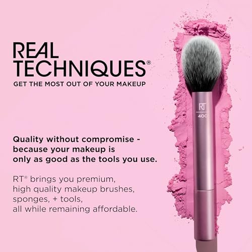 Real Techniques Miracle Complexion Makeup Sponge Full Cover Foundation, Pack Of Two (Packaging May Vary)