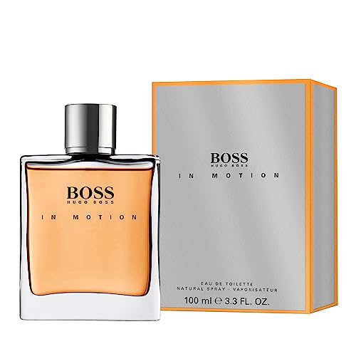 BOSS In Motion - Eau de Toilette for Him - Ambery Fragrance With Notes Of Bergamot, Cinnamon, Sandalwood - Medium Longevity - 100ml