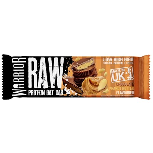 Warrior RAW Protein Bar Chocolate Peanut Butter – 12×75 g | TRYTLION