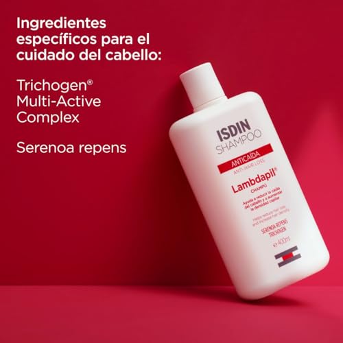 ISDIN Lambdapil Anti-Hair Loss Shampoo (200ml) | Helps reduce excessive hair loss and stimulate follicle growth