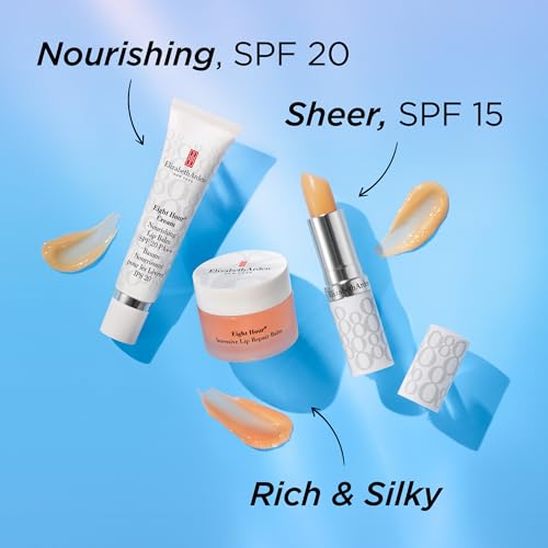 Elizabeth Arden Eight Hour Cream Intensive Lip Repair Balm for Dry & Chapped Lips, 11.6ml, Long-lasting Moisture & Conditioning for Dry Lips, Unisex