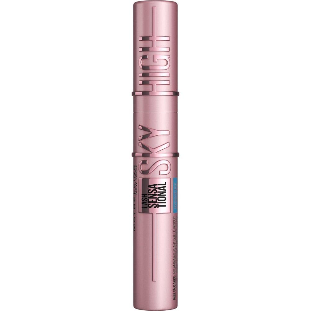 Maybelline Mascara, Lash Sensational Sky High Volumizing & Thickening, Eyelash Lengthening, Flake-Free Formula, Washable Mascara Infused with Bamboo Extract, Colour: Brown