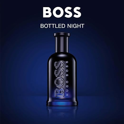 BOSS Bottled Night - Eau de Toilette for Him - Woody Fragrance with Notes of Birch Leaf, Cardamom and Musk - Medium Longevity - 200ml