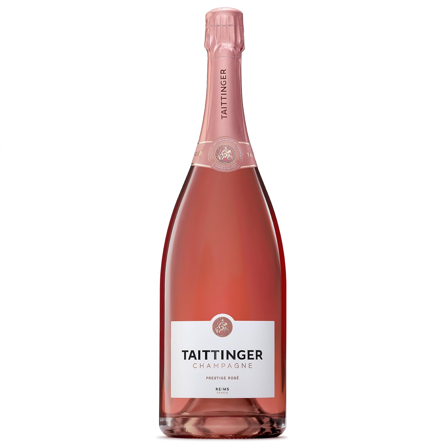 Magnum of Taittinger Prestige Rose Champagne And Strawberries & Cream Charbonnel Truffles Magnum Box 150cl 12.5% abv