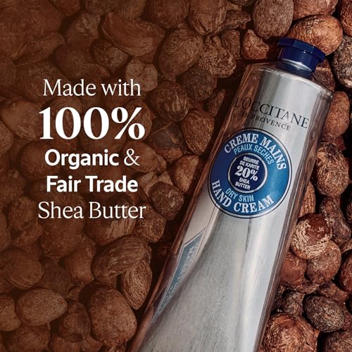 L'OCCITANE Shea Butter Hand Cream 150ml | Enriched with Shea Butter | Vegan & 98% Readily Biodegradable | Luxury & Clean Beauty Hand Care for All Skin Types