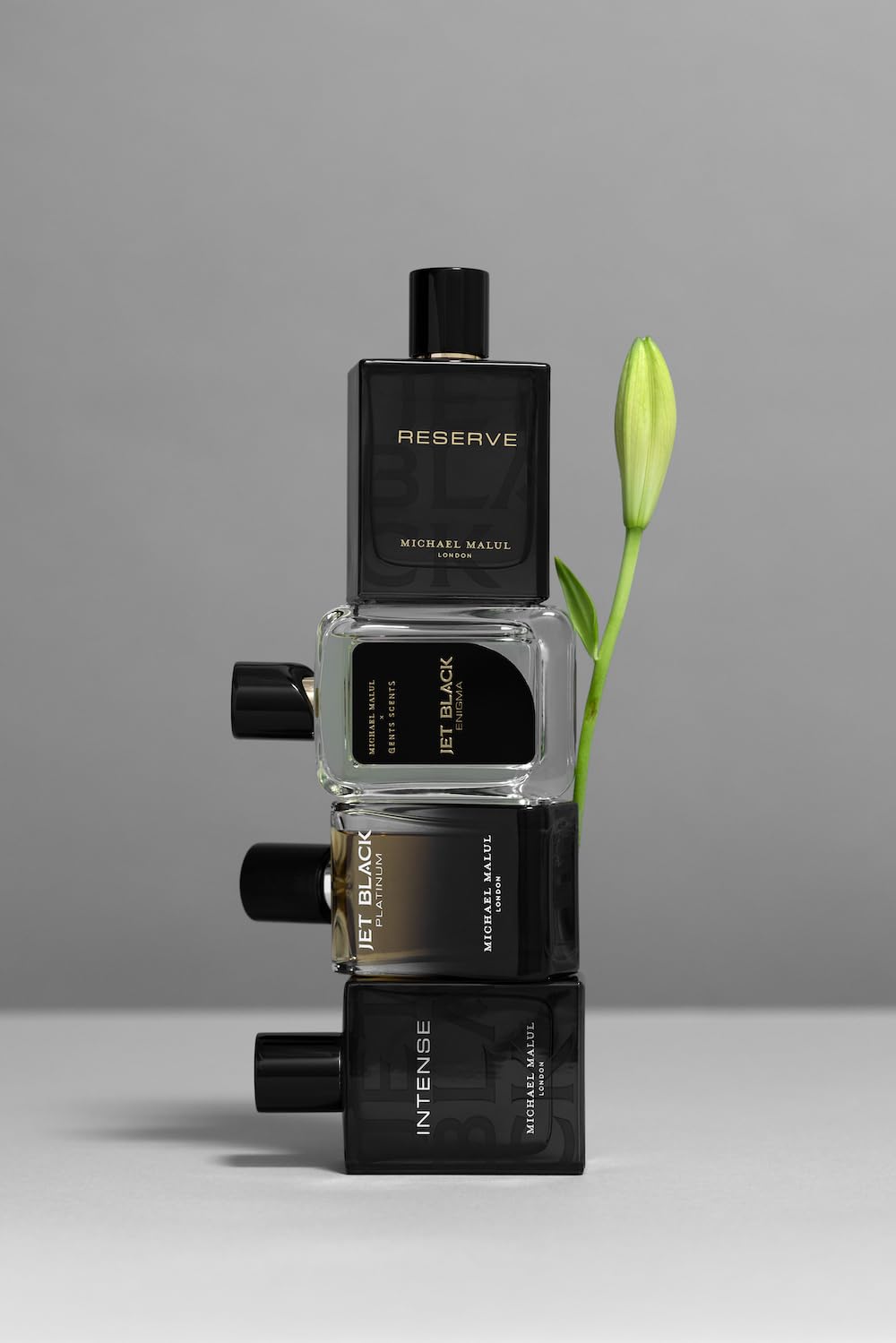 Michael Malul Jet Black Platinum 3.4oz Men's Eau de Parfum, Fragrance for Men