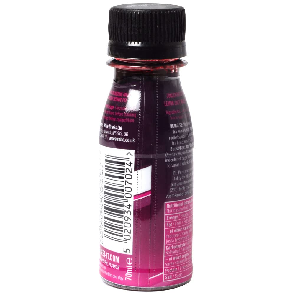 Beet It Sport Nitrate 400 - High Nitrate shots - Concentrated Beetroot Juice (15 x 70ml) Boost Nitric Oxide and Athletic Endurance Performance