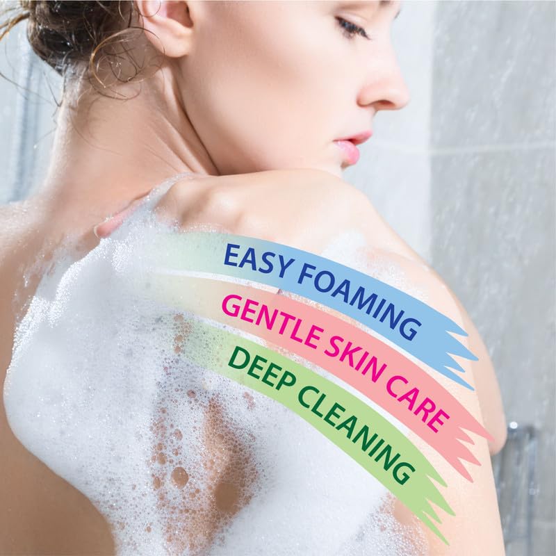 Dead Sea Collection Shower Gel for Women and Men - Body Wash with Pure Dead Sea Minerals and Lavender Oil - Cleanses and Moisturizes Skin - Pack of 2 (1000 ml. each)