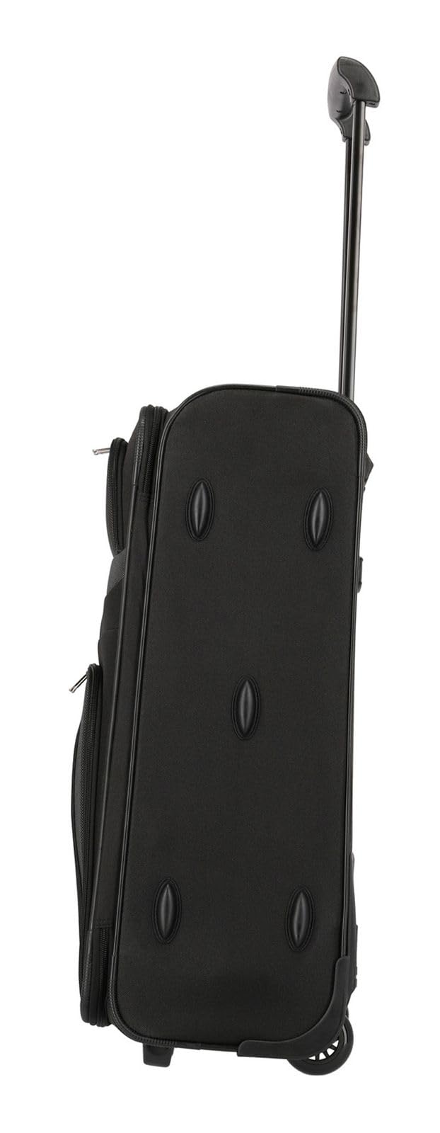 paklite travel suitcase with 2 wheels, medium-sized trolley, ORLANDO, soft travel luggage bag with wheels in timeless design, 63 cm, 58 liters