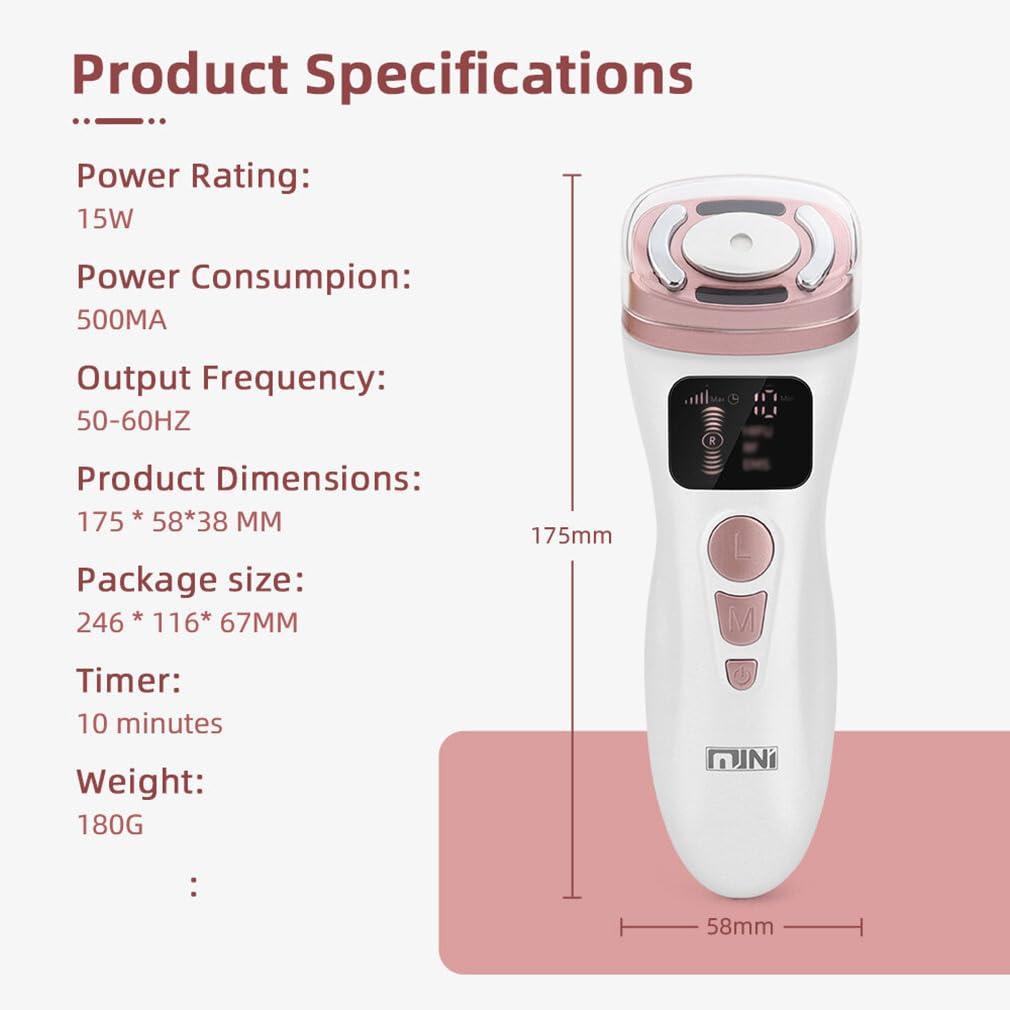 Skin Tightening Anti Aging Device, Increase Collagen & Absorption | Contouring Jawline & Body | Multifunction Facial Beauty Device from XYZdreams
