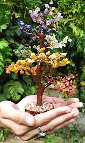 Seven Chakra Crystal Tree Birthday Gifts for Women & men, Crystal Tree of Life Sister birthday gifts Home Decor Healing Crystals Gifts for Mom Positive Energy New Home House Warming Gift Women
