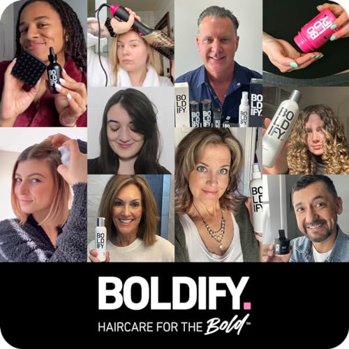 BOLDIFY Hairline Powder - Root Touch Up Hair Color for Gray Coverage - Bald Spot Concealing Hair Powder for Women and Men - 48-Hour Stain-Proof - Light Brown
