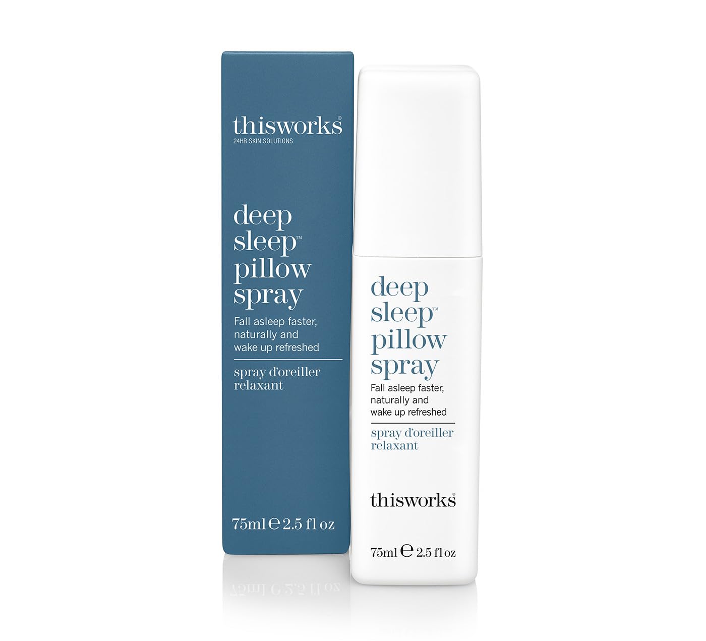 This Works Deep Sleep Pillow Spray, 75 ml, Infused with Lavender, Camomile and Vetivert - Science-Backed Natural Pillow Spray to Aid Sleep