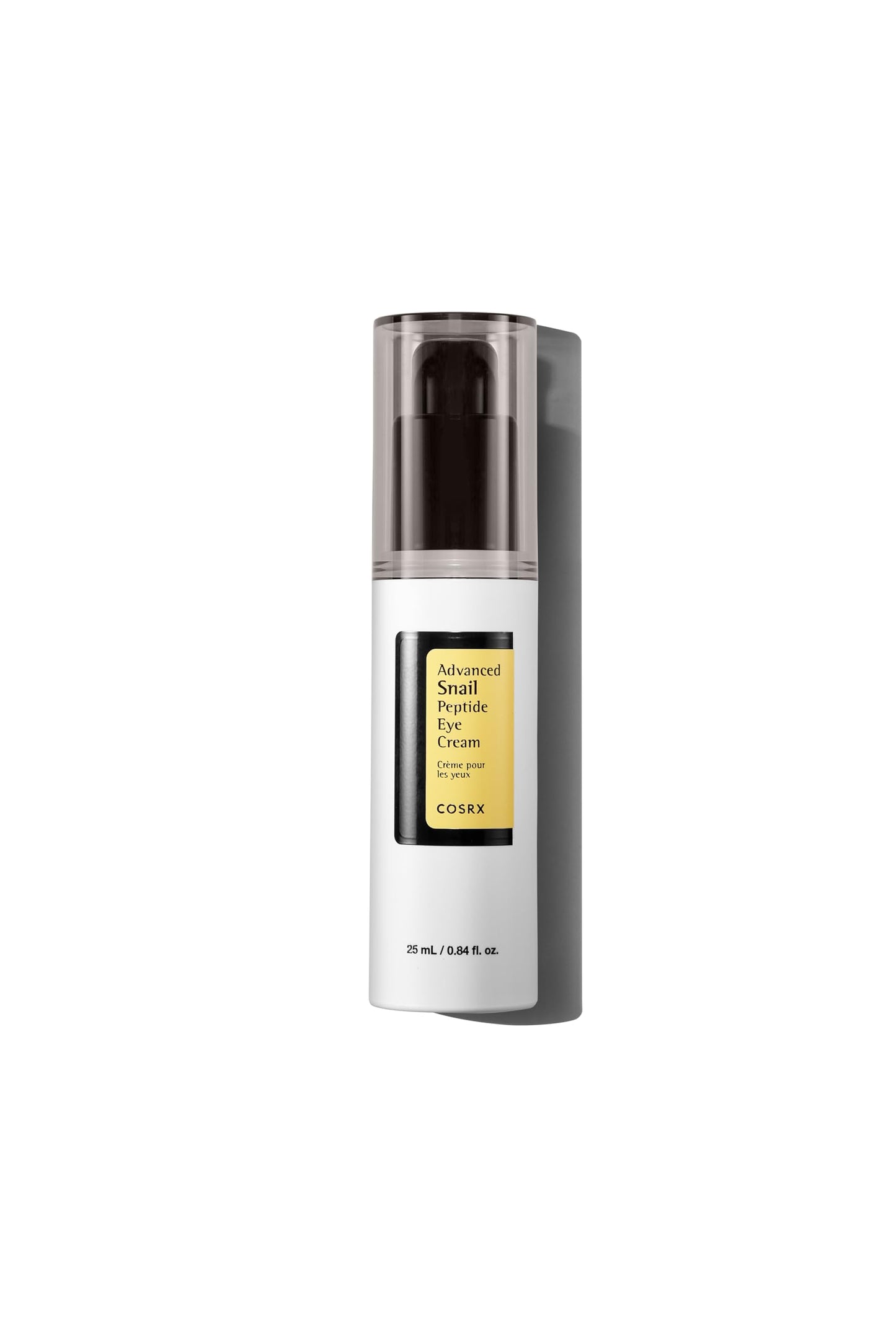 COSRX Advanced Snail Peptide Eye Cream Korean Eye Cream with Snail Mucin, Niacinamide & Peptide for Under Eye Brightening, Anti aging, Fine Lines, Dark Circles & Wrinkle Reduction Korean Skincare 25ml