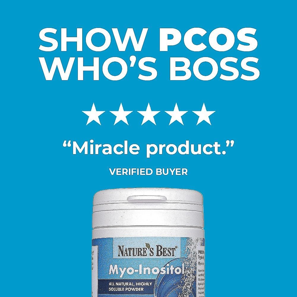Myo-Inositol 200g Powder, Elevate Your Energy. | Suitable for Women with PCOS | Fast Absorbing | 50 Servings | Delicious & Easy to Mix | 4g-a-Day for Hormonal Balance & Wellbeing!