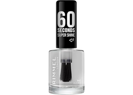 Rimmel London 60 Seconds Super Shine Nail Polish 740 Clear