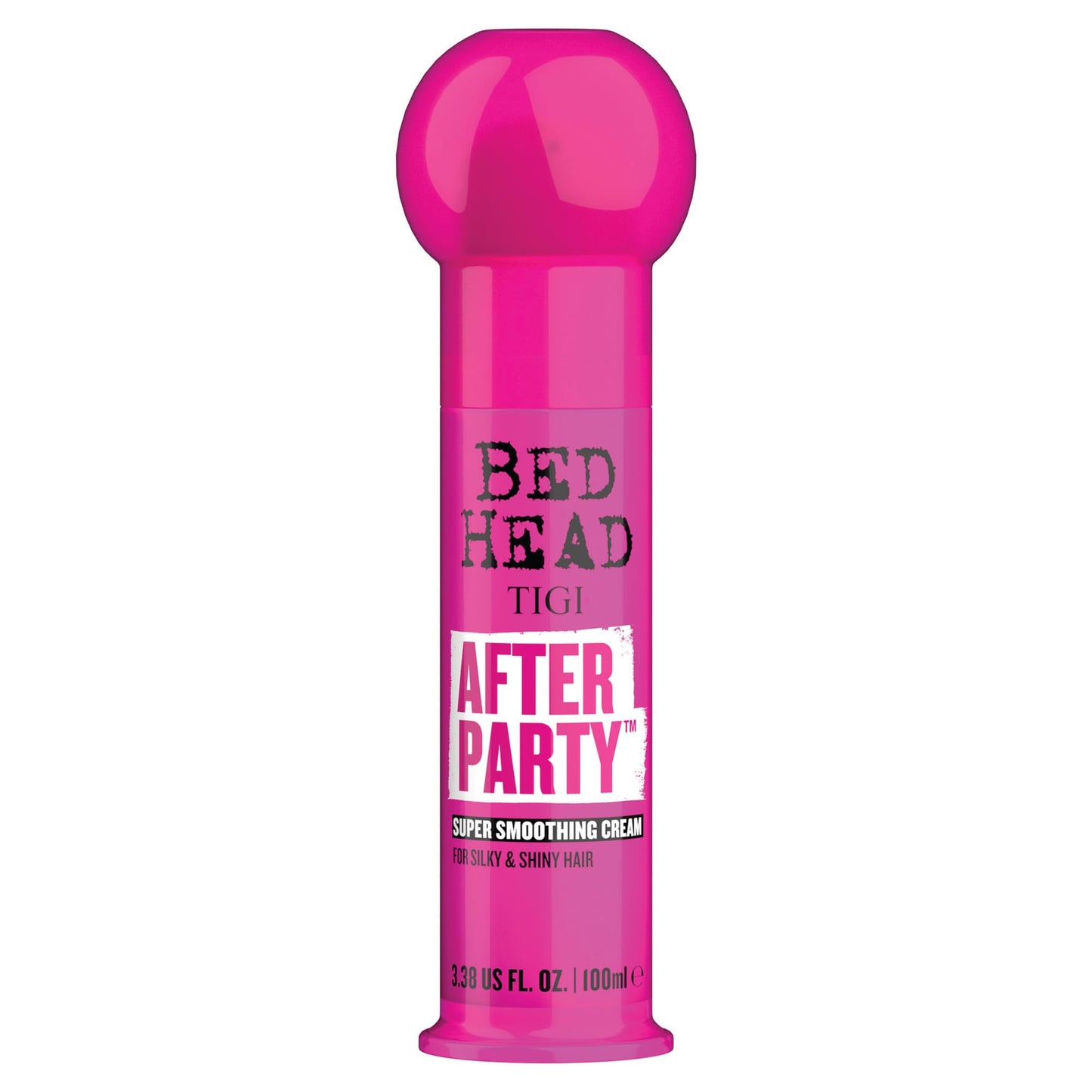 Bed Head by TIGI After Party Super Smoothing Cream – Anti Frizz hair styling product with humidity protection for frizzy, dull or coarse hair, 100ml