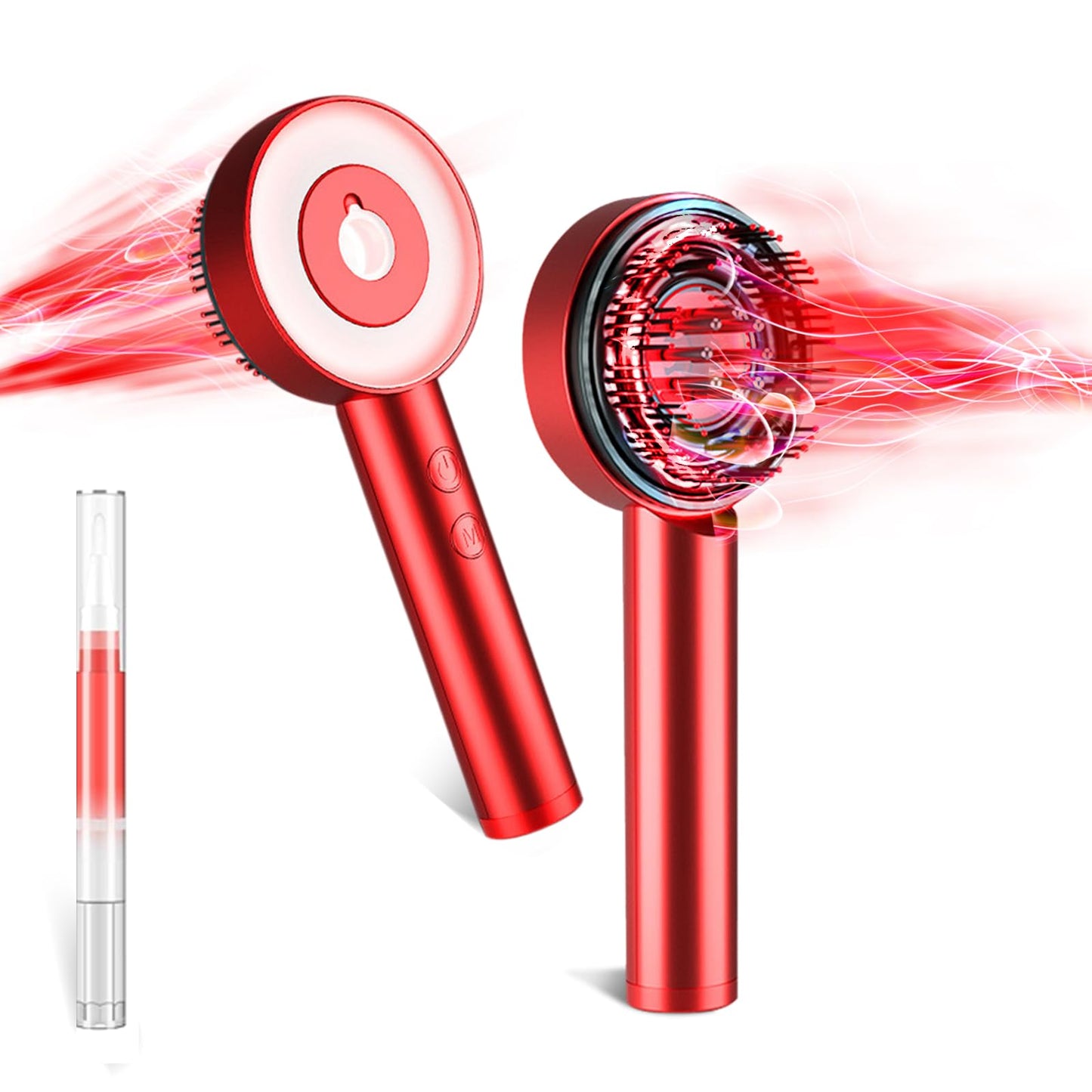 Electric Scalp Massager with Red Light Therapy Hair,3-in-1 Multi-Function Scalp Massager Hair Growth,Cordless & Portable,Electric Hair Brushes for Home Use