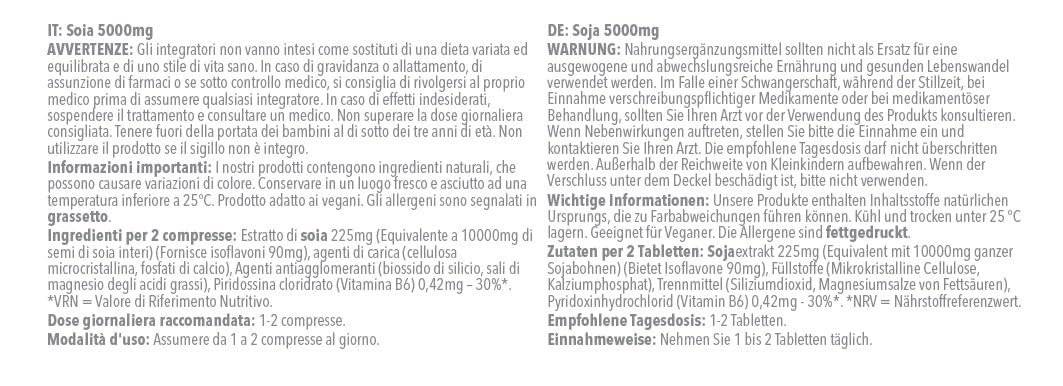 SOYA Isoflavones 5000mg | Supports Hormonal Balance with Vitamin B6 | Potent Daily Formula | Vegan and Vegetarian Friendly | 120 Tablets = 2 Months' Supply | Manufactured in The UK