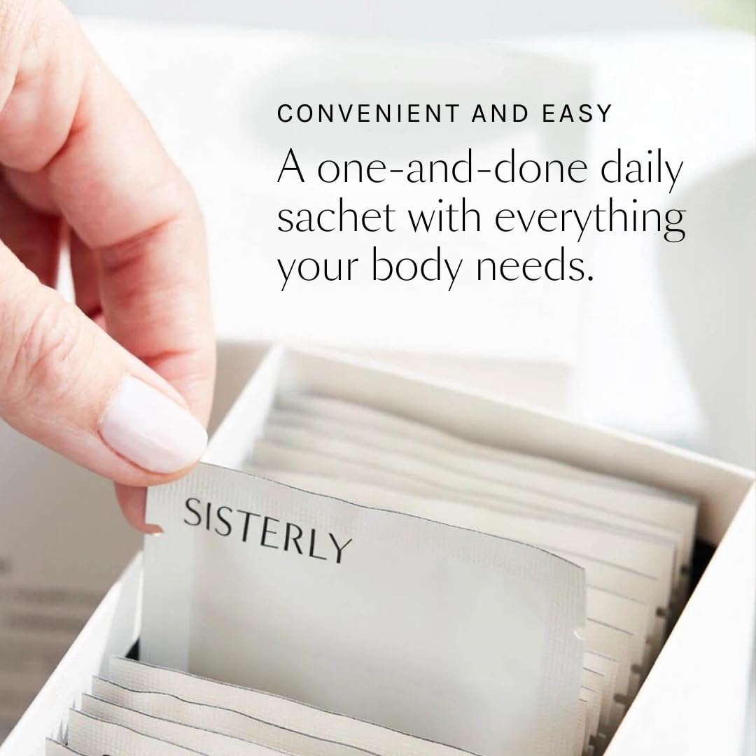 SISTERLY The Elevator | Premium Multivitamin for Women | CoQ10 for Energy | Hormonal Balance | 30 Sachets