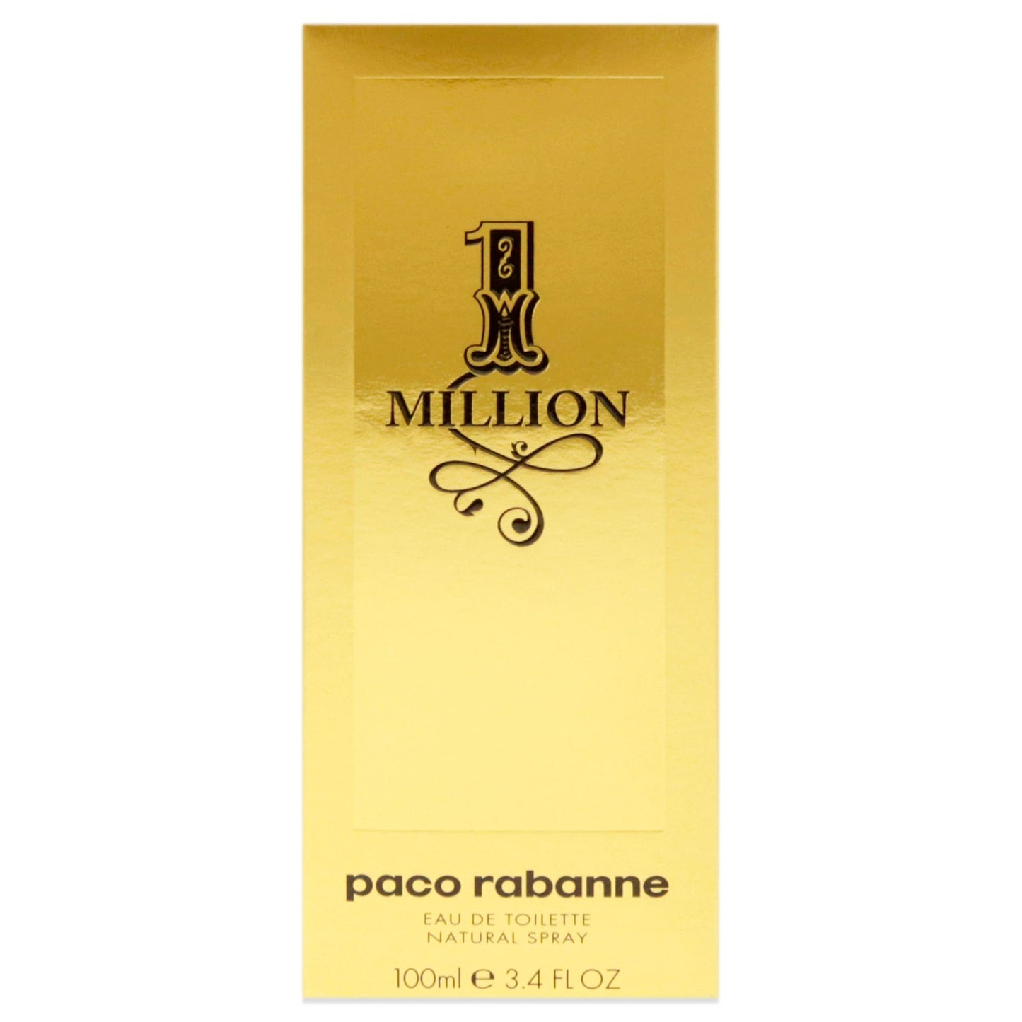 Paco Rabanne 1 Million For Men 3.4 Oz Edt Spray