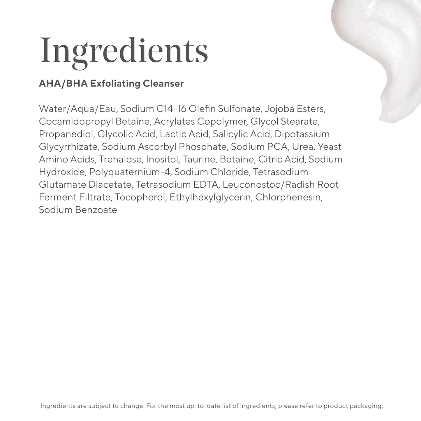 Murad AHA/BHA Exfoliating Cleanser, Hydration Exfoliating and Moisturising with Salicylic