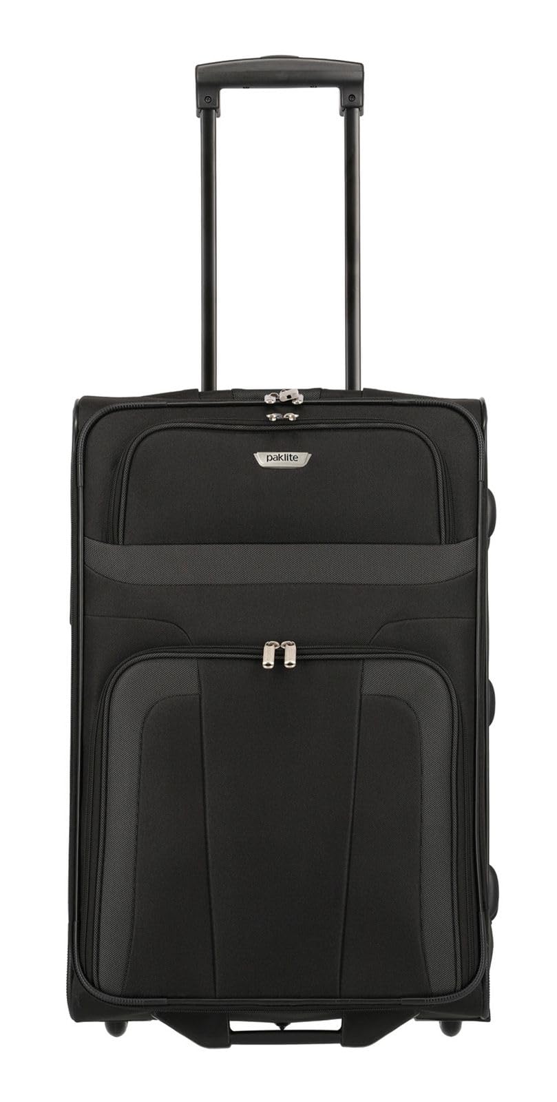 paklite travel suitcase with 2 wheels, medium-sized trolley, ORLANDO, soft travel luggage bag with wheels in timeless design, 63 cm, 58 liters
