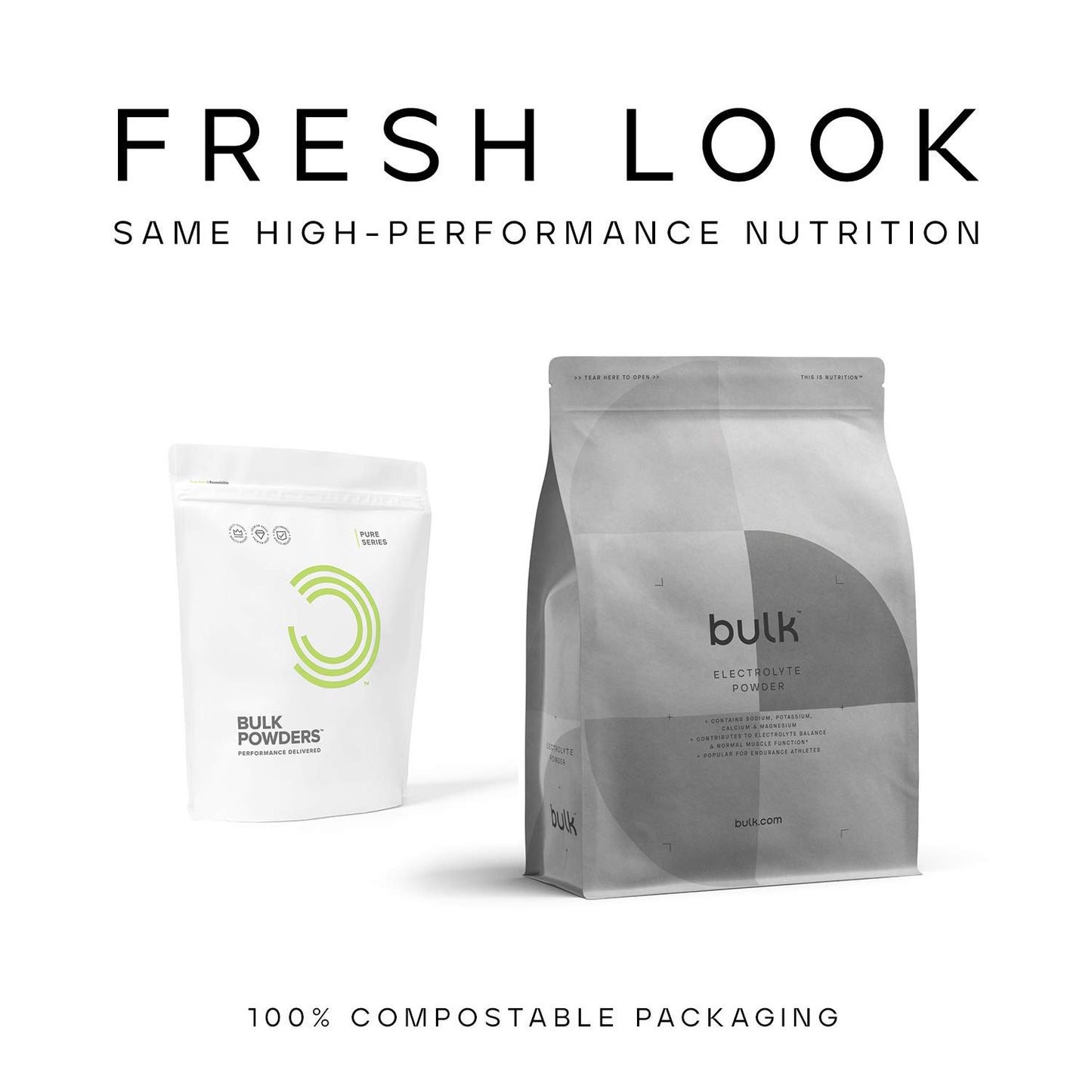 Bulk Electrolyte Powder, Unflavoured, 100 g, 50 Servings, Replenish Sodium, Potassium and Calcium, Vegan Friendly,Packaging May Vary