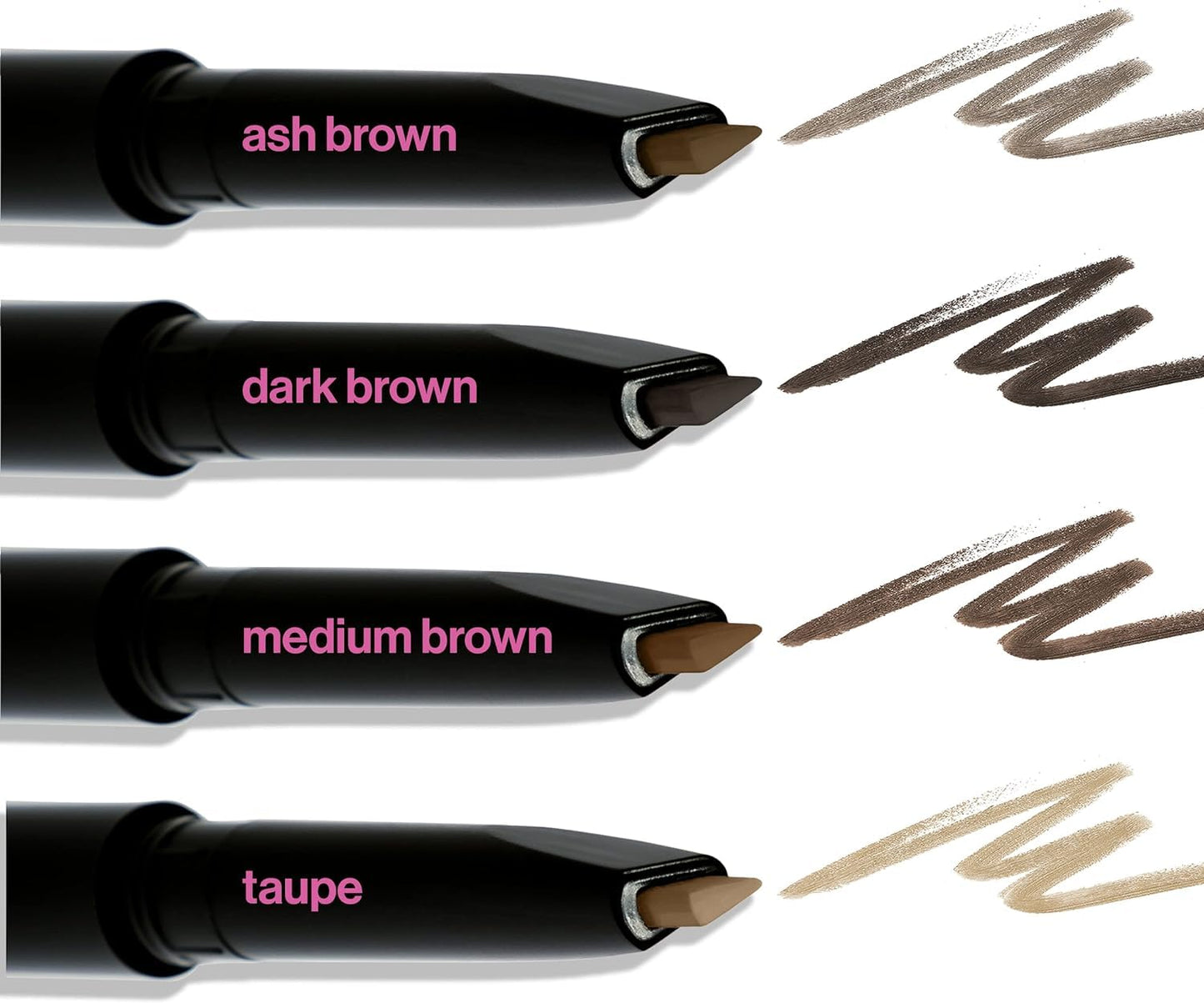 Wet n Wild, Ultimate Brow Retractable Pencil, Triangular and Ultra-precise Pencil Point, Pigmented Color that Perfectly Defines and Shapes Brows, Medium Brown