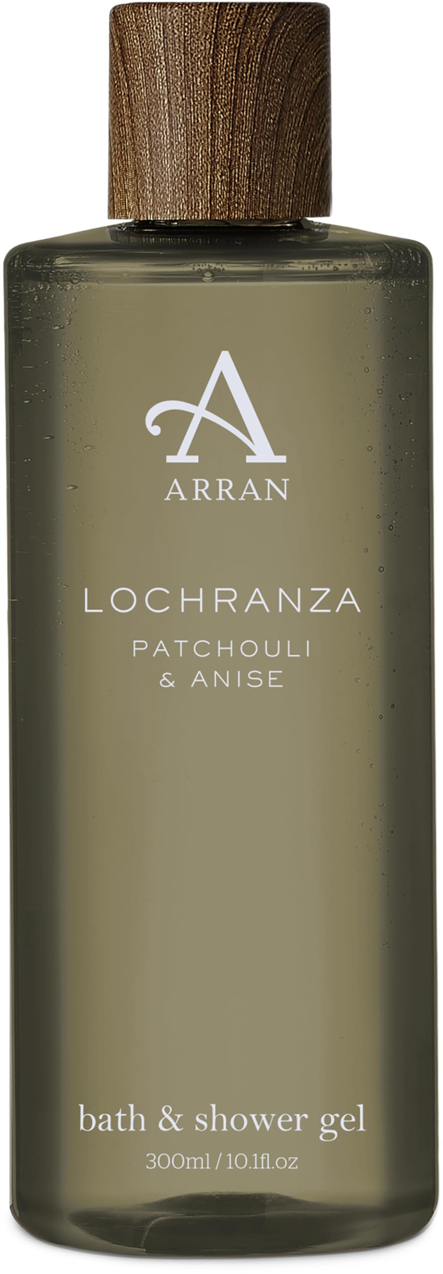 Arran Sense of Scotland Lochranza Men’s Body Wash (300ml) with Patchouli and Anise for Gentle Cleansing and Hydrated Skin