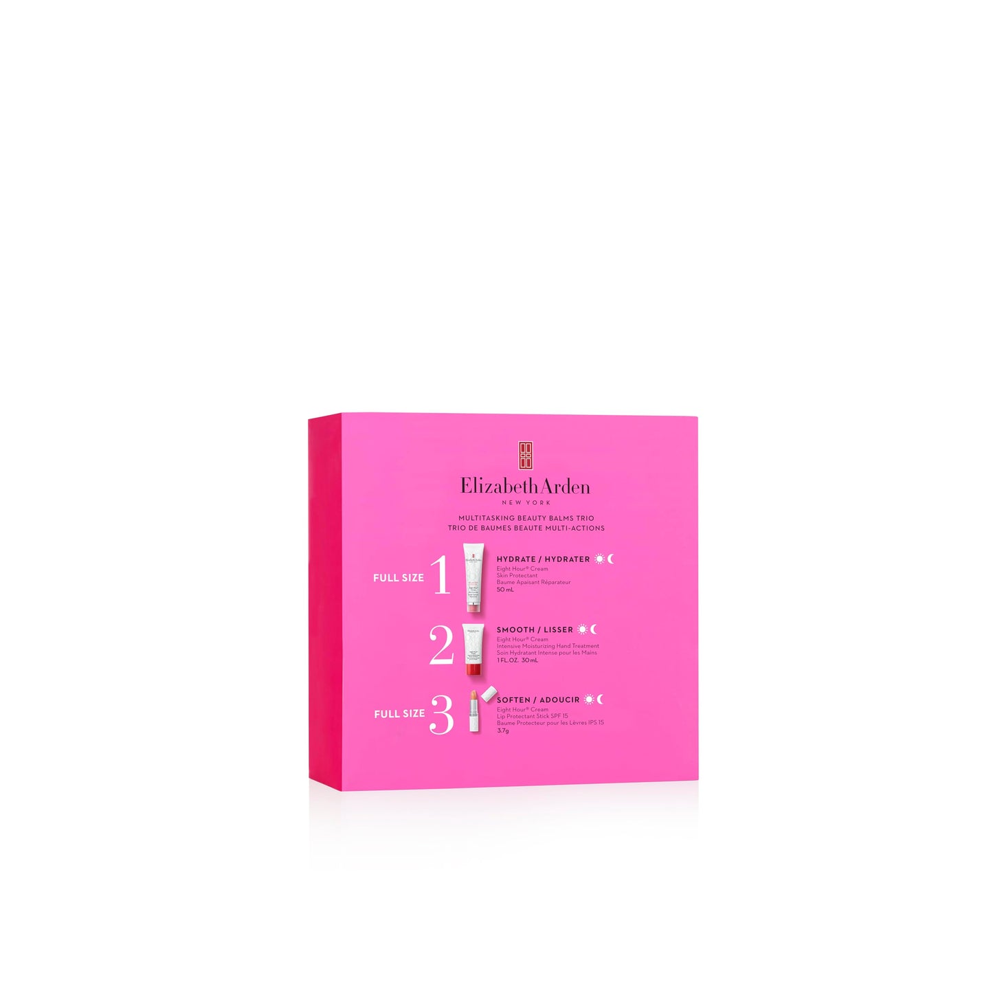 Elizabeth Arden NOURISHING SKIN ESSENTIALS Eight Hour 3-Piece Gift Set daily hydrating & nourishing skincare, luxury gifting for women