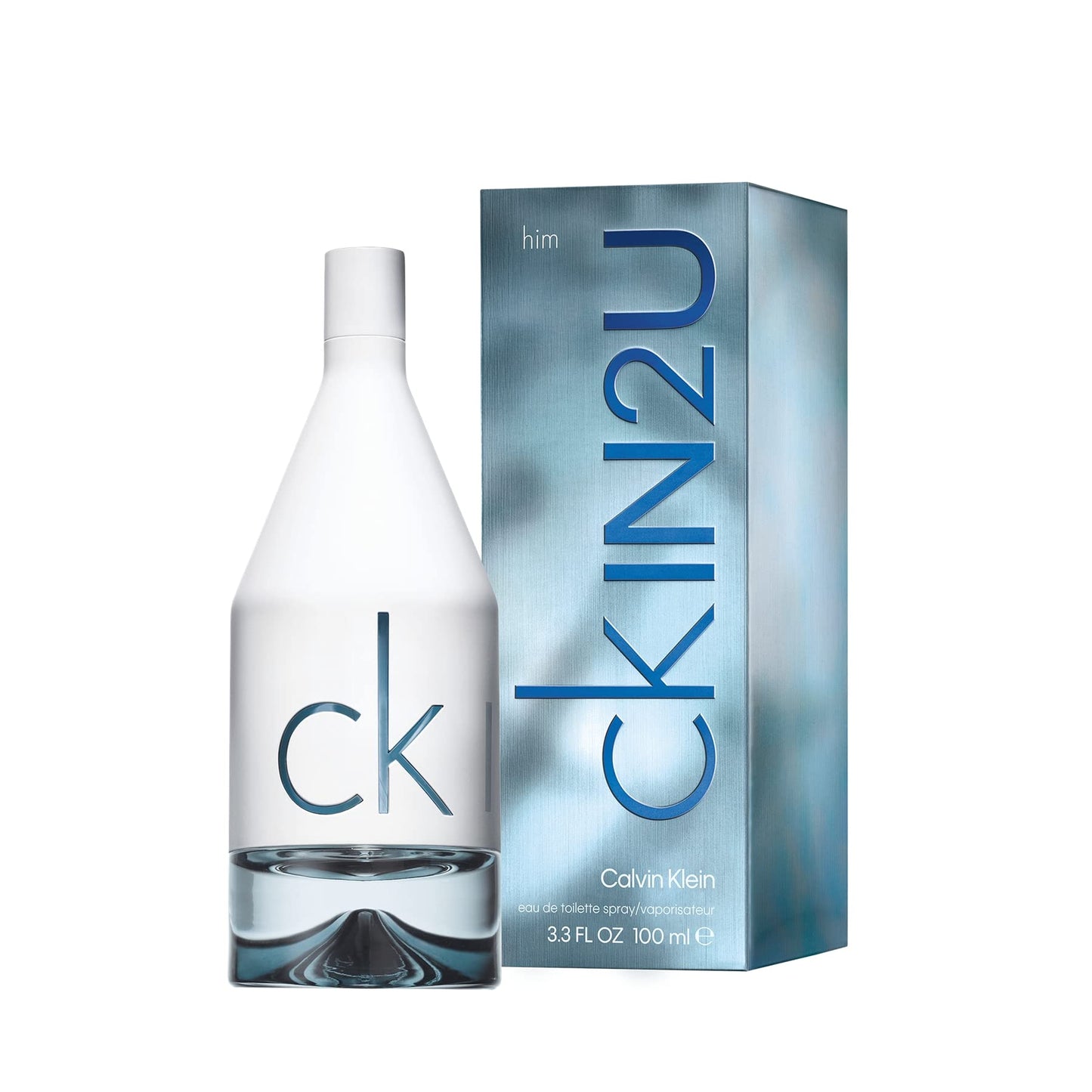 CALVIN KLEIN CKIN2U For Him - Eau de Toilette For Men - Aromatic Fragrance With Notes Of Tangelo, Pimiento, Cool Musks - Medium Longevity - Spray 3.3oz