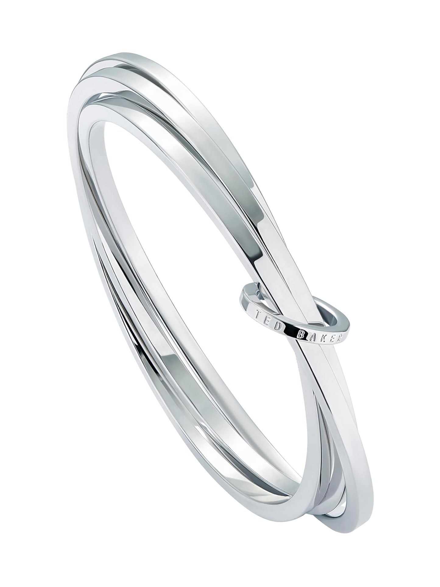 Ted Baker Huulia Multi Hoop Bangle Bracelet For Women (Silver)