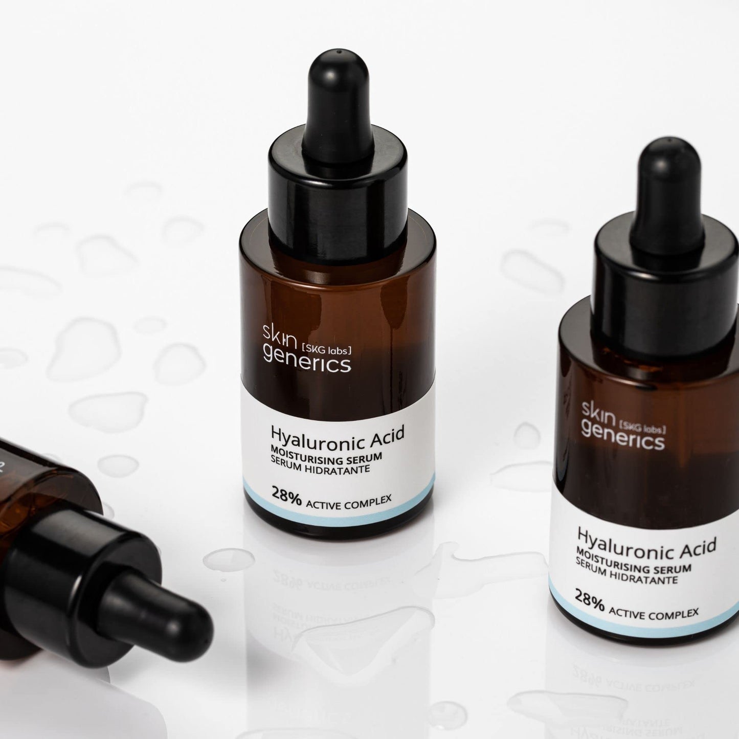 Skin Generics | Pure Organic Hyaluronic Acid Serum | 30ml | Moisturizing Concentrate that Regenerates and Increases Skin Elasticity | Paraben and Paraffin Free Facial Serum | 100% Vegan