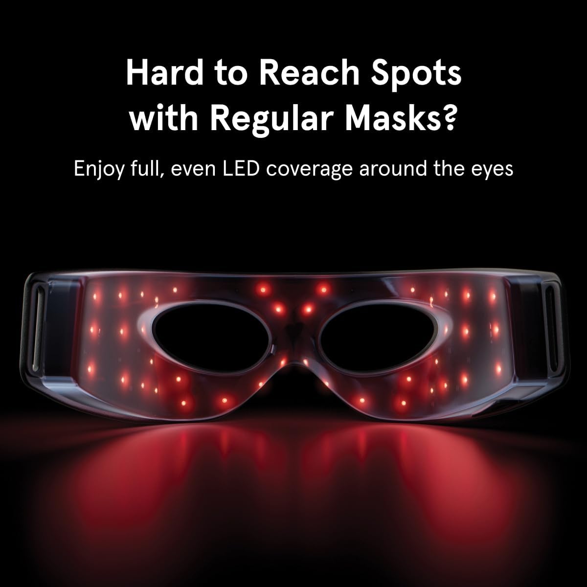 Luminator LED Eye Mask for Men and Women, Boost Collagen, Reduce Dark Circles & Wrinkles, Red Light Therapy for Under-Eye Treatment & Rejuvenation - Only 3 Minutes a Day