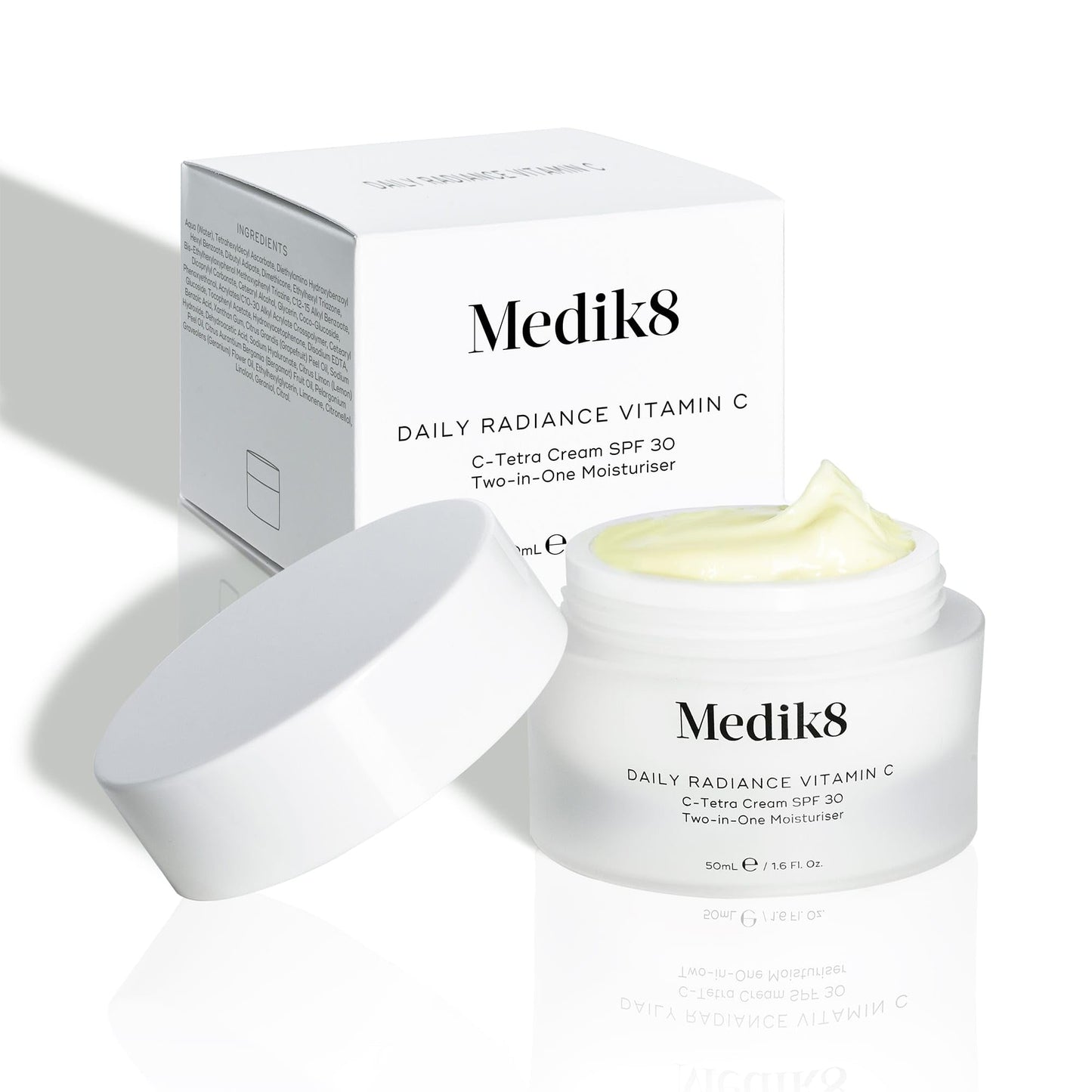 Medik8 Daily Radiance Vitamin C SPF 30 – 2-in-1 Brightening Moisturiser & Anti-Aging Shield (50ml)l