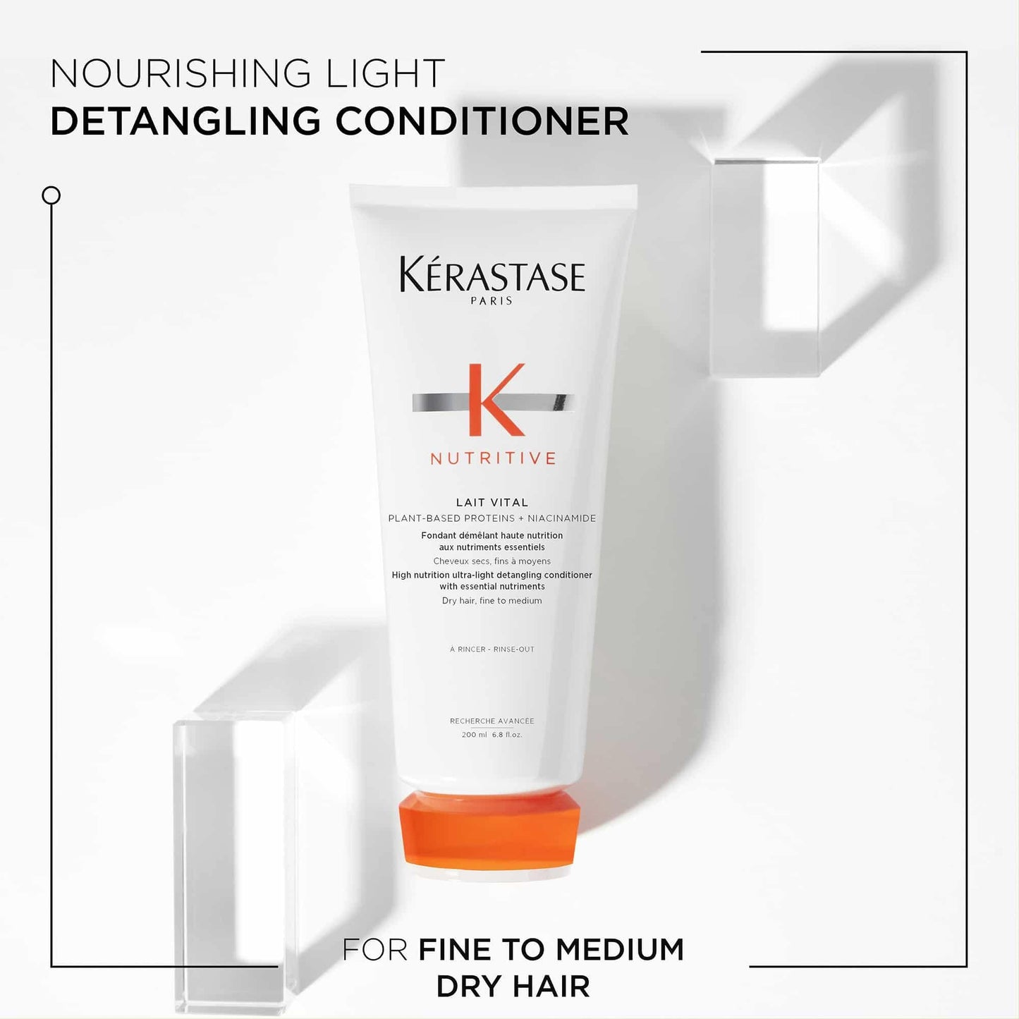Kerastase Nutritive Bain Satin Riche 250ml Lait Vital 200ml
