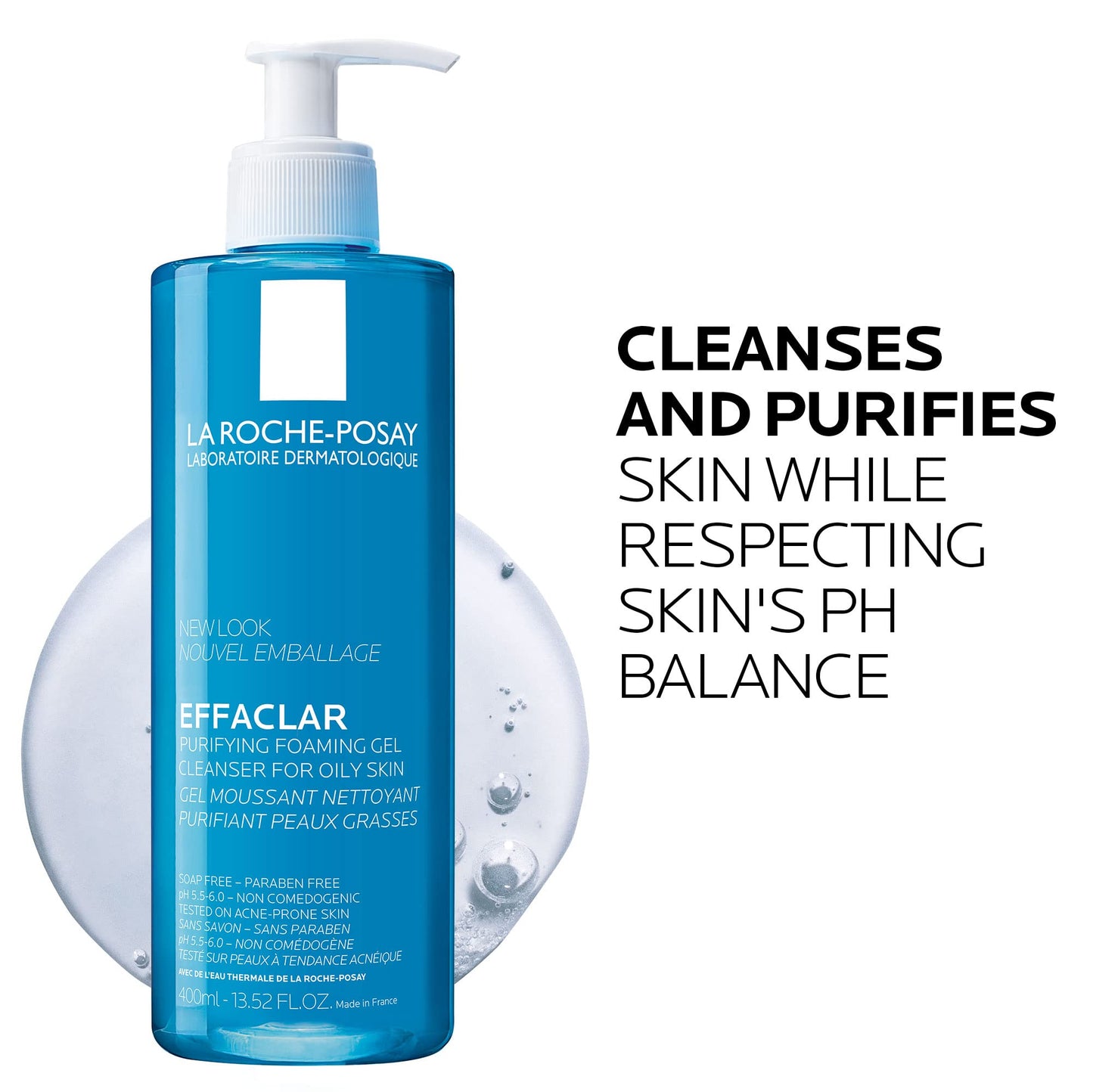 La Roche Posay Effaclar Purifying Foaming Gel for oily sensitive skin 400ml