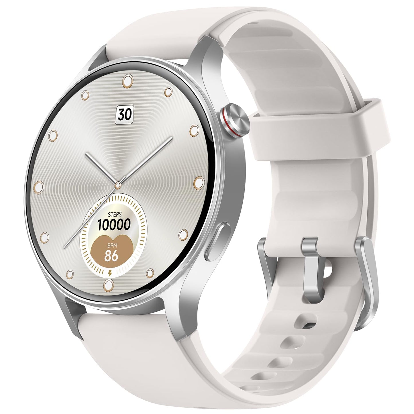 aeac Smart Watch for Women, AMOLED Ultra-Clear Screen Activity Trackers with Heart Rate/Sleep/SpO2 Monitor, Smartwatch for iPhone/Samsung/Android, 110+ Sport Modes Waterproof Fitness Watch (Gray)