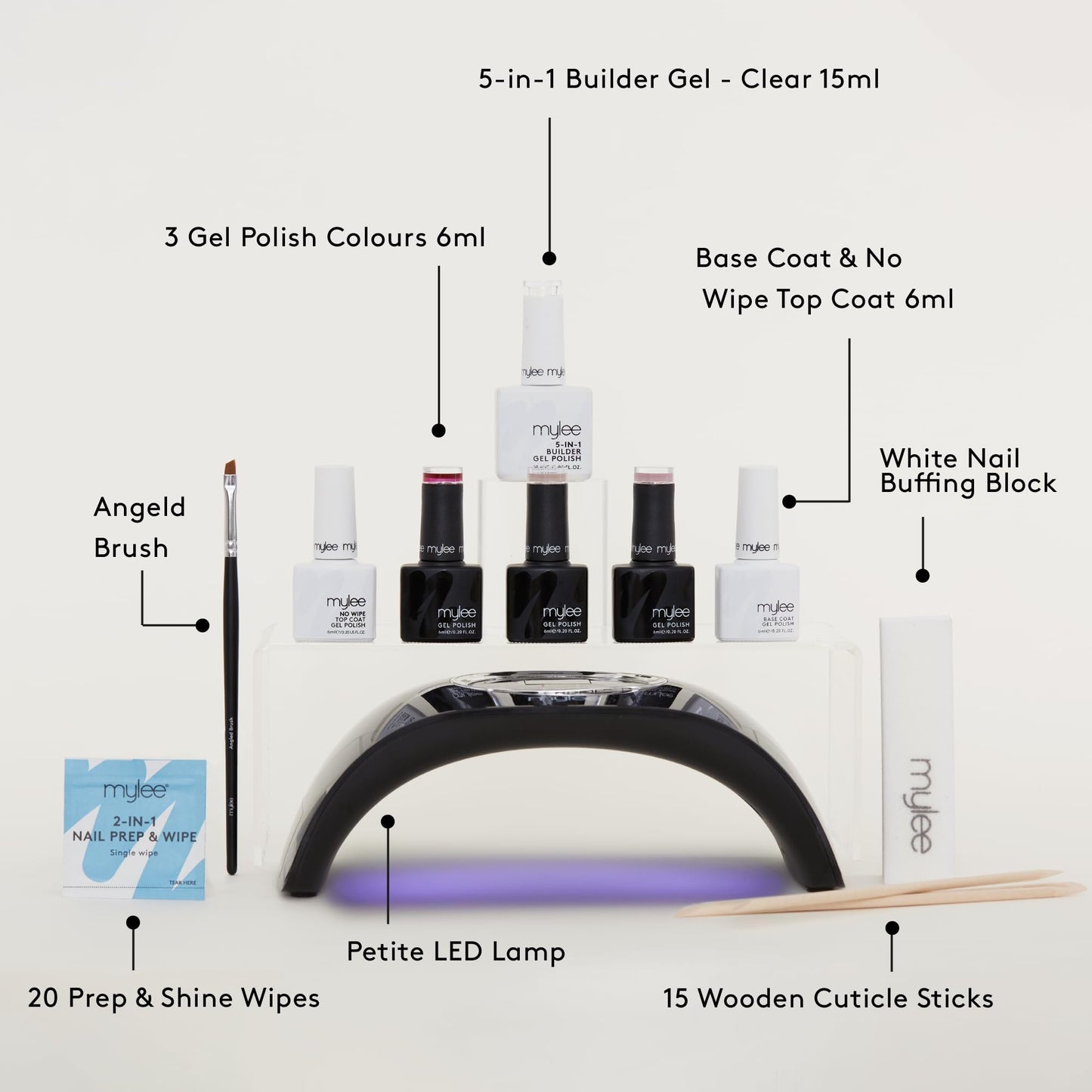 Mylee Mini Kit – Professional Nail Care Set for Beginners at Home