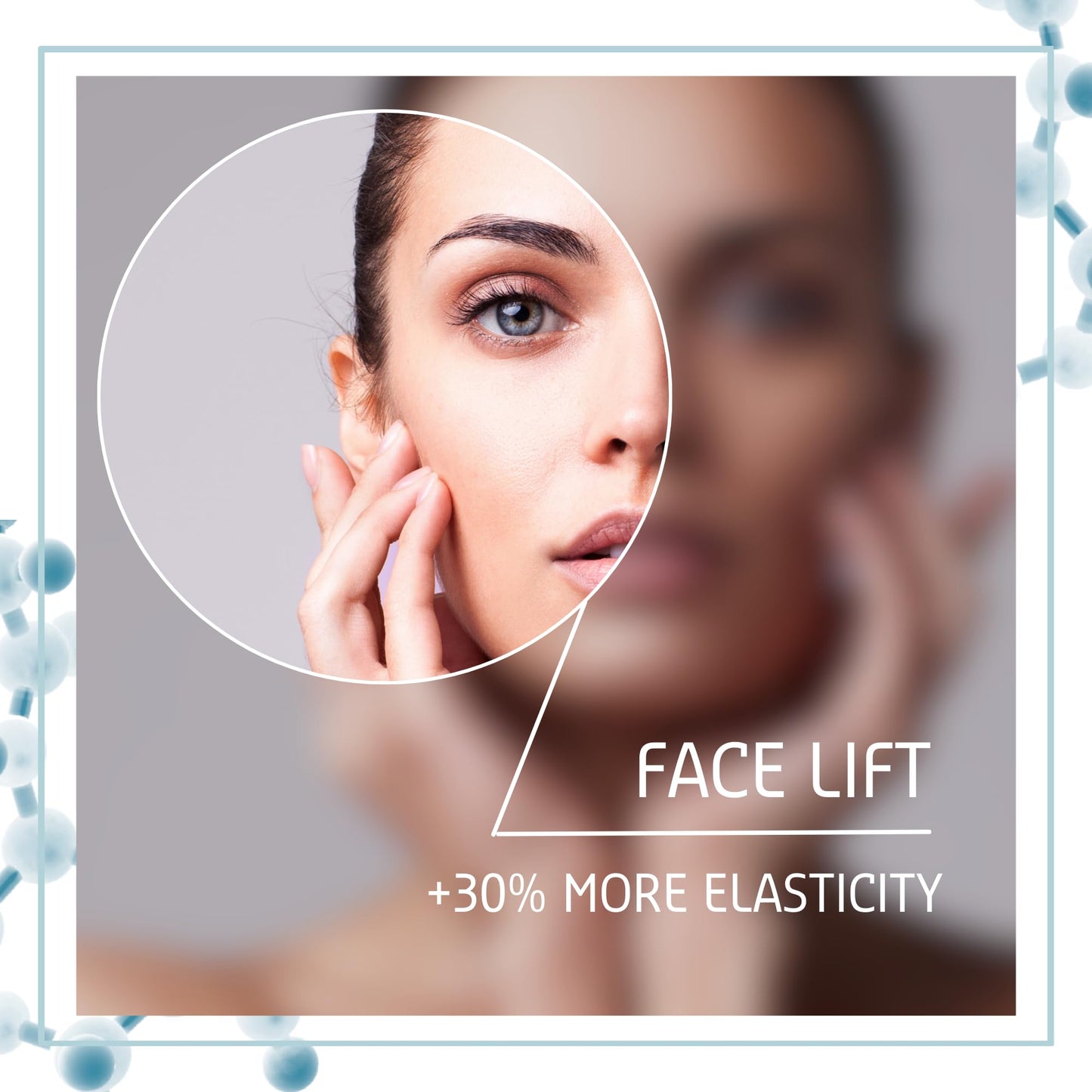 Hyaluronic Acid Serum for Face, 155% Skin Hydration in 1h - Anti wrinkle Face Care for a Natural Face Lift, Face Serum for Women & Men -7x2ml Ampoules - Clinically Tested Skincare by Elemental Care