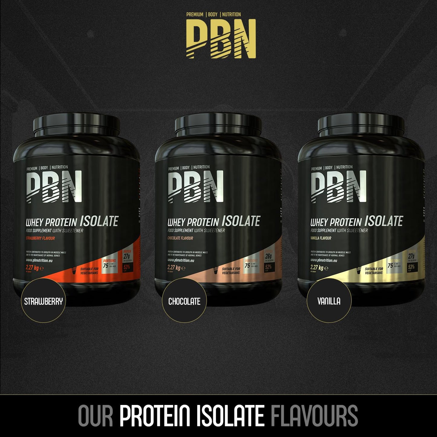 Premium Body Nutrition Whey Protein 2.27kg Chocolate, New Improved Flavour