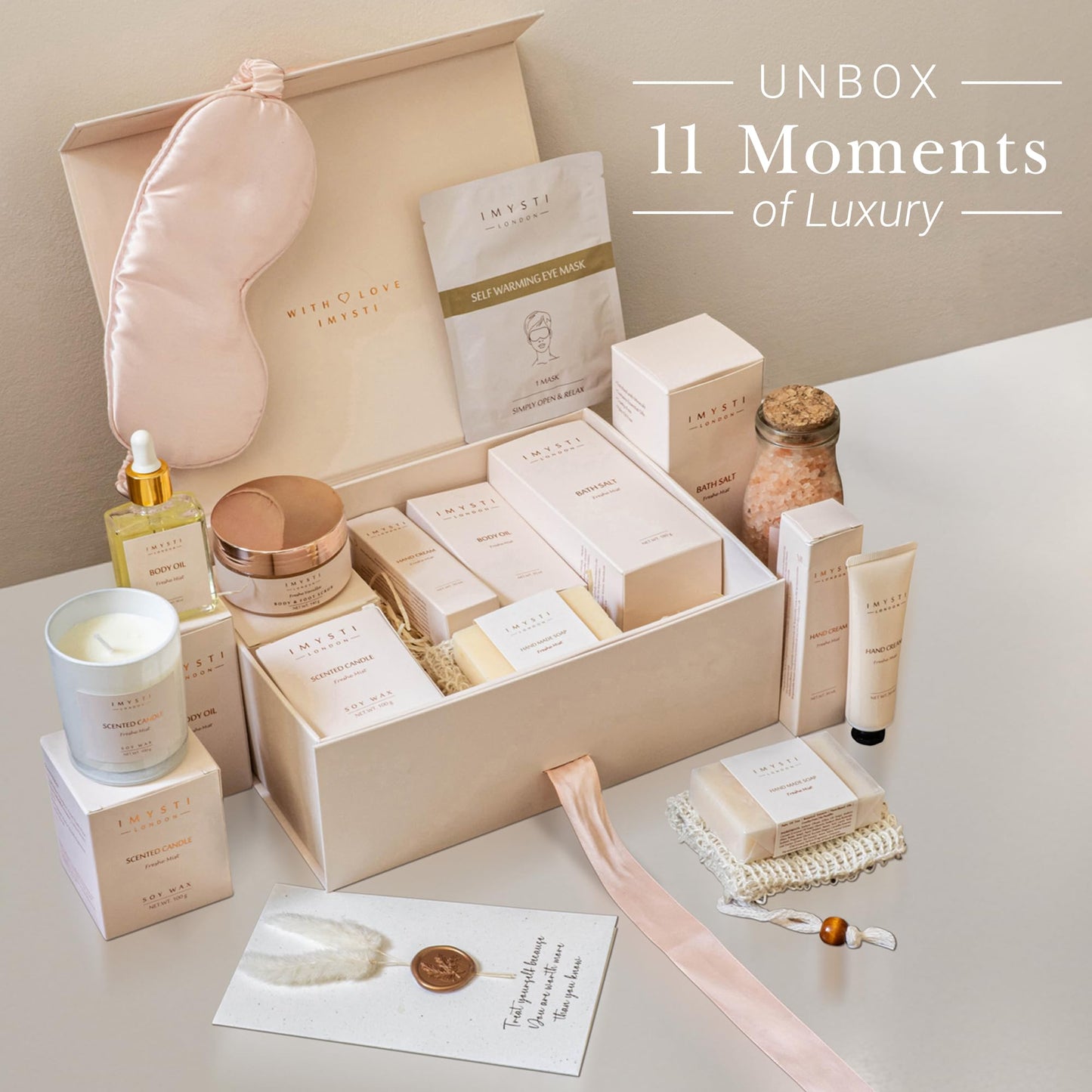 Birthday Pamper Gifts for Women – Luxury Spa Bath Hamper Gift Set (Standard)