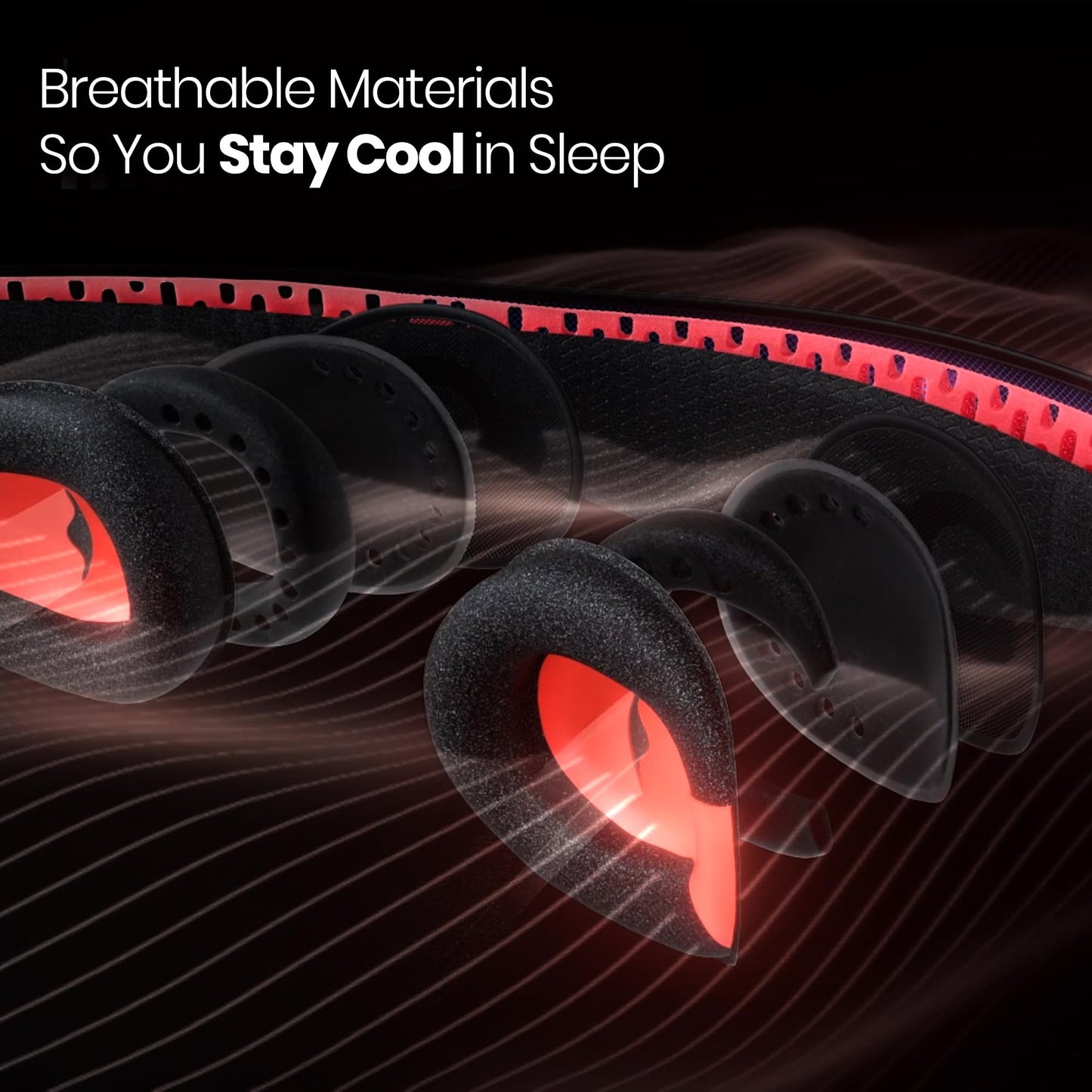 Manta Pro Sleep Mask - 100% Light Blocking Sleep Mask for Side Sleepers, Breathable and Comfortable for Sleep/Travel/Nap/Shift Work